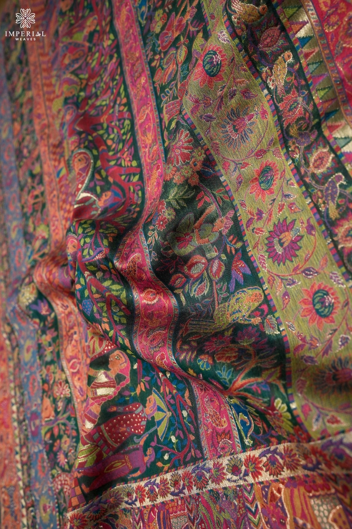 Kashmiri Kani Silk Saree