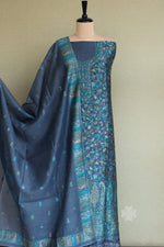 Grey Kani Chanderi Silk Suit