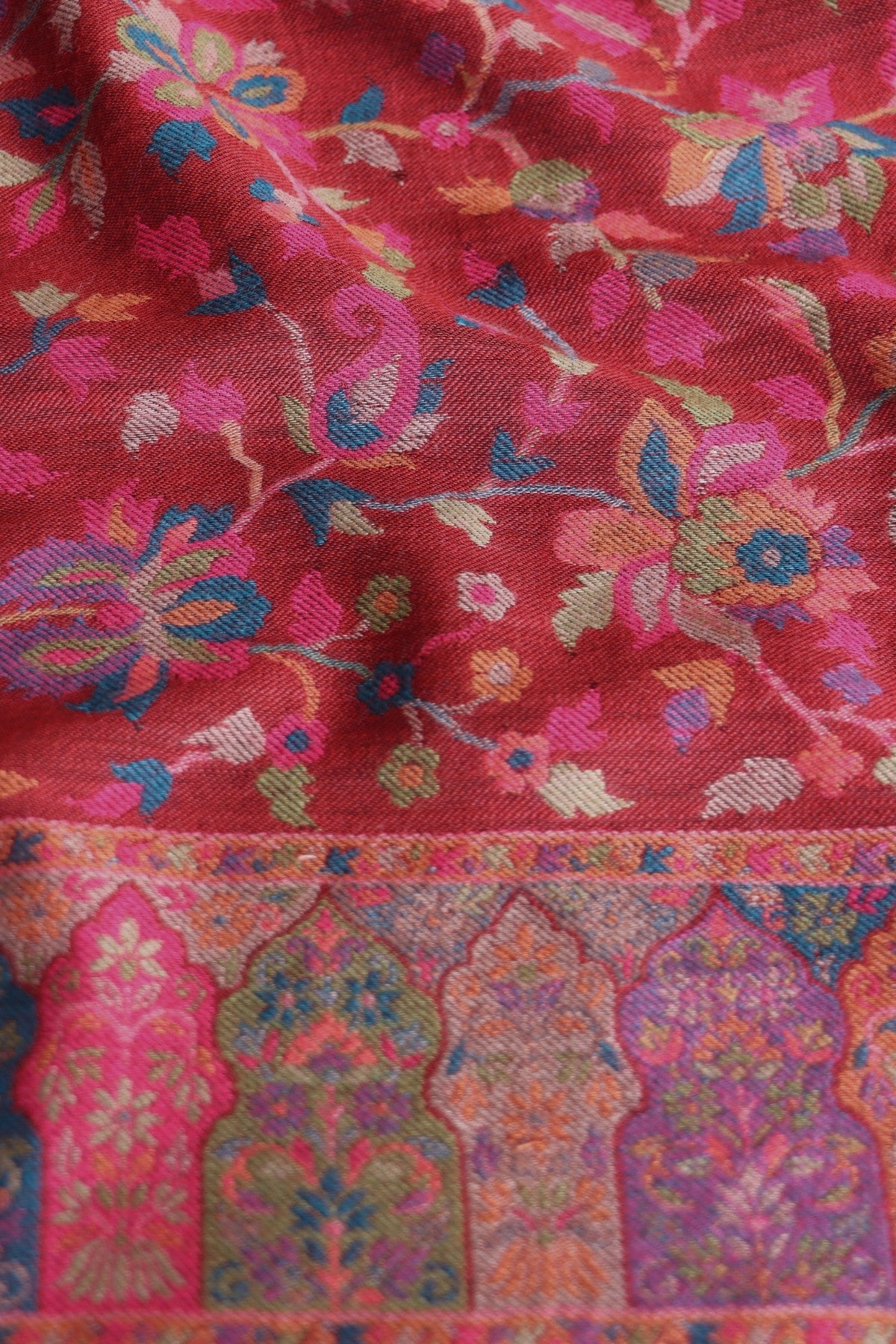 Kashmiri Kani Wool Saree