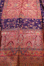 Purple Kani Silk Suit with Allover Dupatta