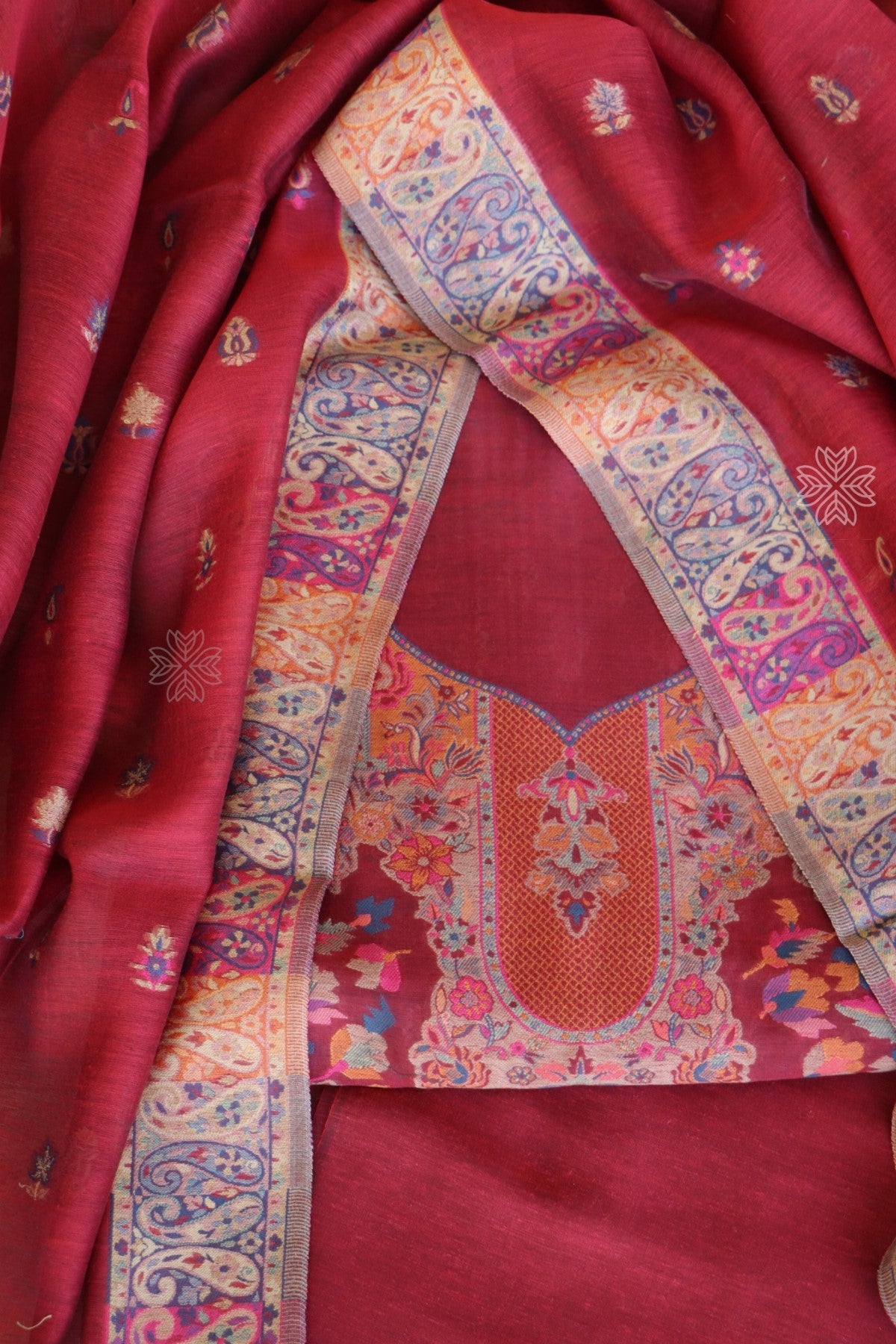 Kashmiri Salwar Suit Dupatta Set