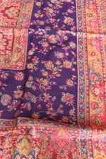 Purple Kani Silk Suit with Allover Dupatta