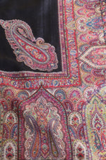 Black Men Fine Wool Jamawar Border Shawl