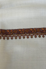 Gents shawl white