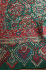 Green Kani Jamawar Fine Wool Shawl
