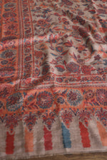 Beige Kani Fine Wool Shawl