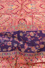 Purple Kani Silk Suit with Allover Dupatta
