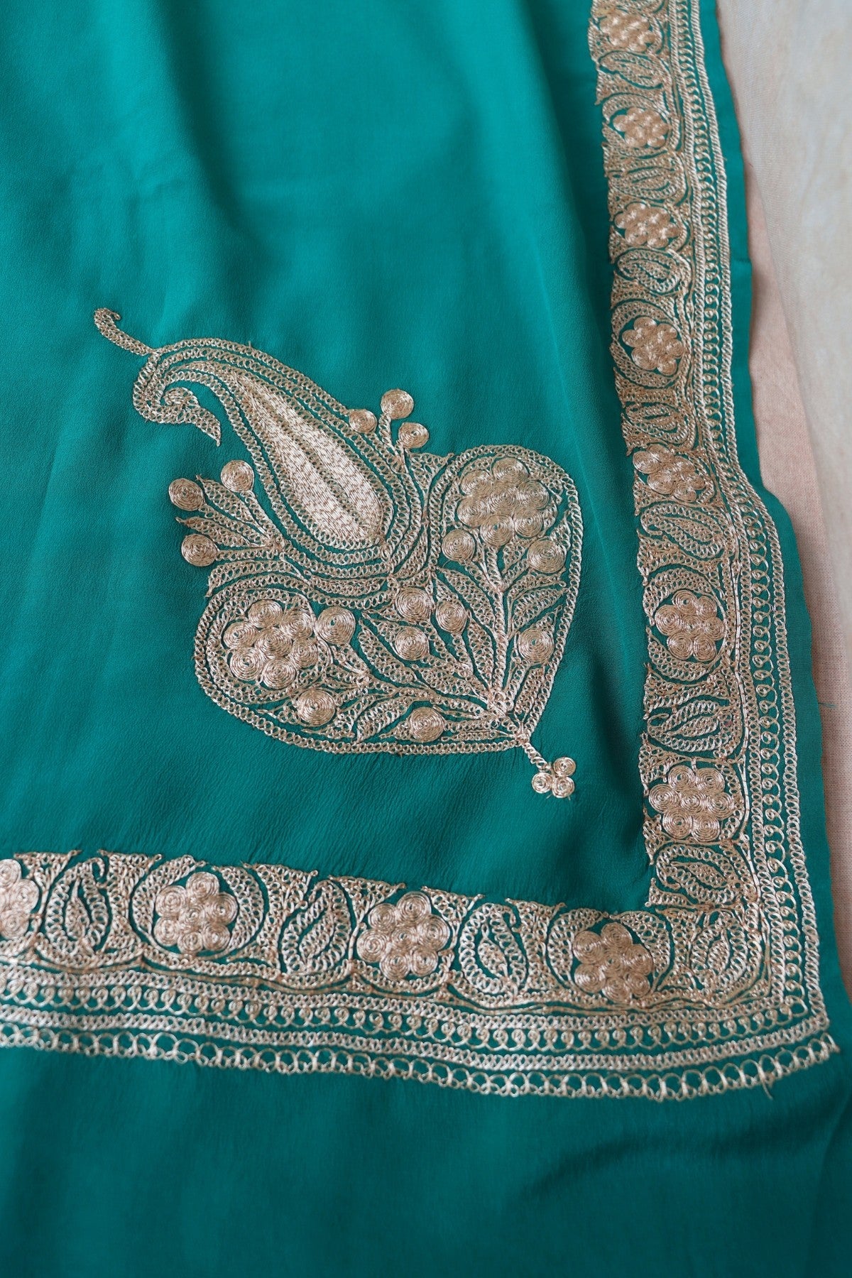 Kashmiri Tilla Hand Embroidery