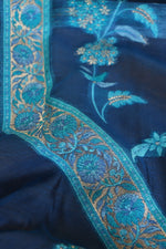 Blue Kani Silk Suit