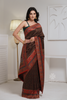 Black Kani Jamawar Silk Saree