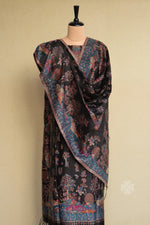 Black Kani Organza Silk Suit