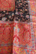 Black Kani Silk Suit with Allover Dupatta