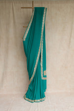 Kashmiri tilla hand embroidered saree