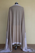 Brown Sozni Pashmina Shawl