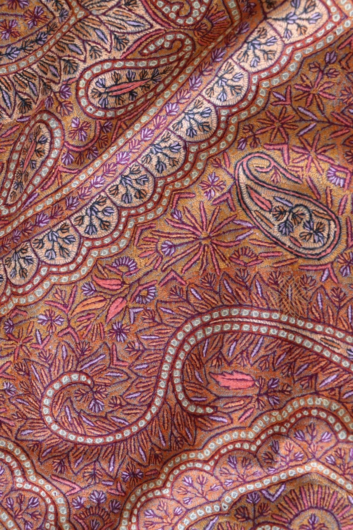 Natural Coloured Jamawar Pashmina Shawl