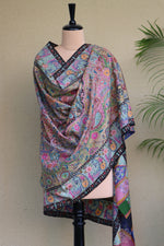 Multicoloured Kalamkari Pashmina Shawl