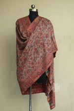 Beige Kani Fine Wool Shawl