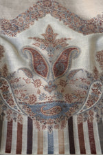 Off White Paisley Moonlight Shawl