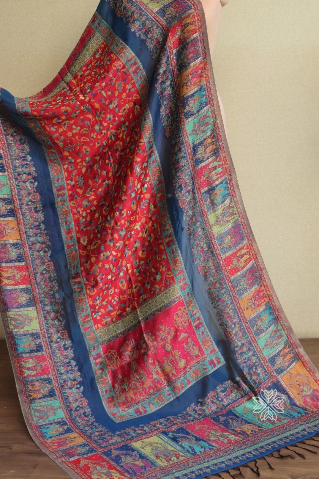 Pashmina Mughal kashmiri Kani Dupatta