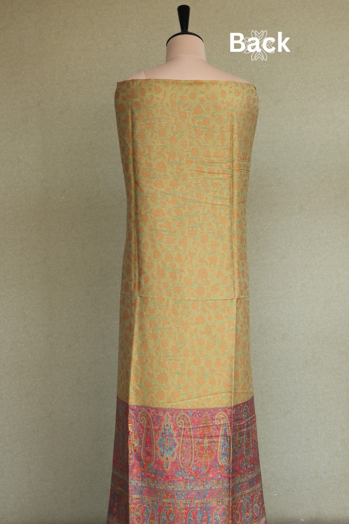 Lime Green Kani Chanderi Silk Suit