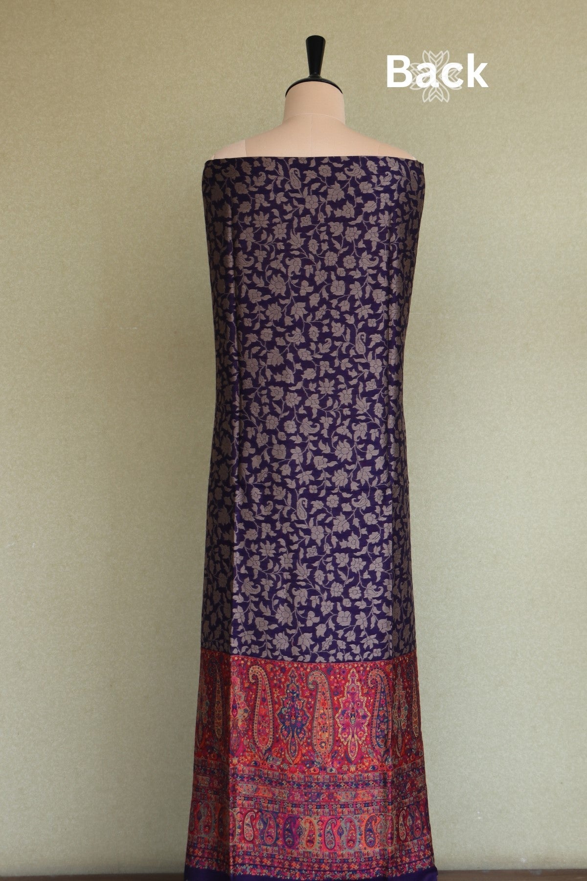 Purple Kani Chanderi Silk Suit