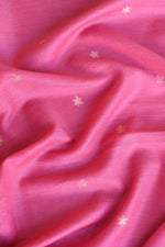 Pink Fine Wool Zari Embroidered Unstitched Suit