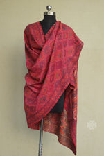 Pink Kani Fine Wool Shawl