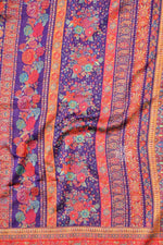 Purple Kani Floral Pallu Silk Saree