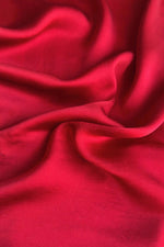 Red Kashmiri Tilla Hand Embroidered Satin Silk Saree