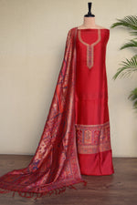 Red Silk Suit