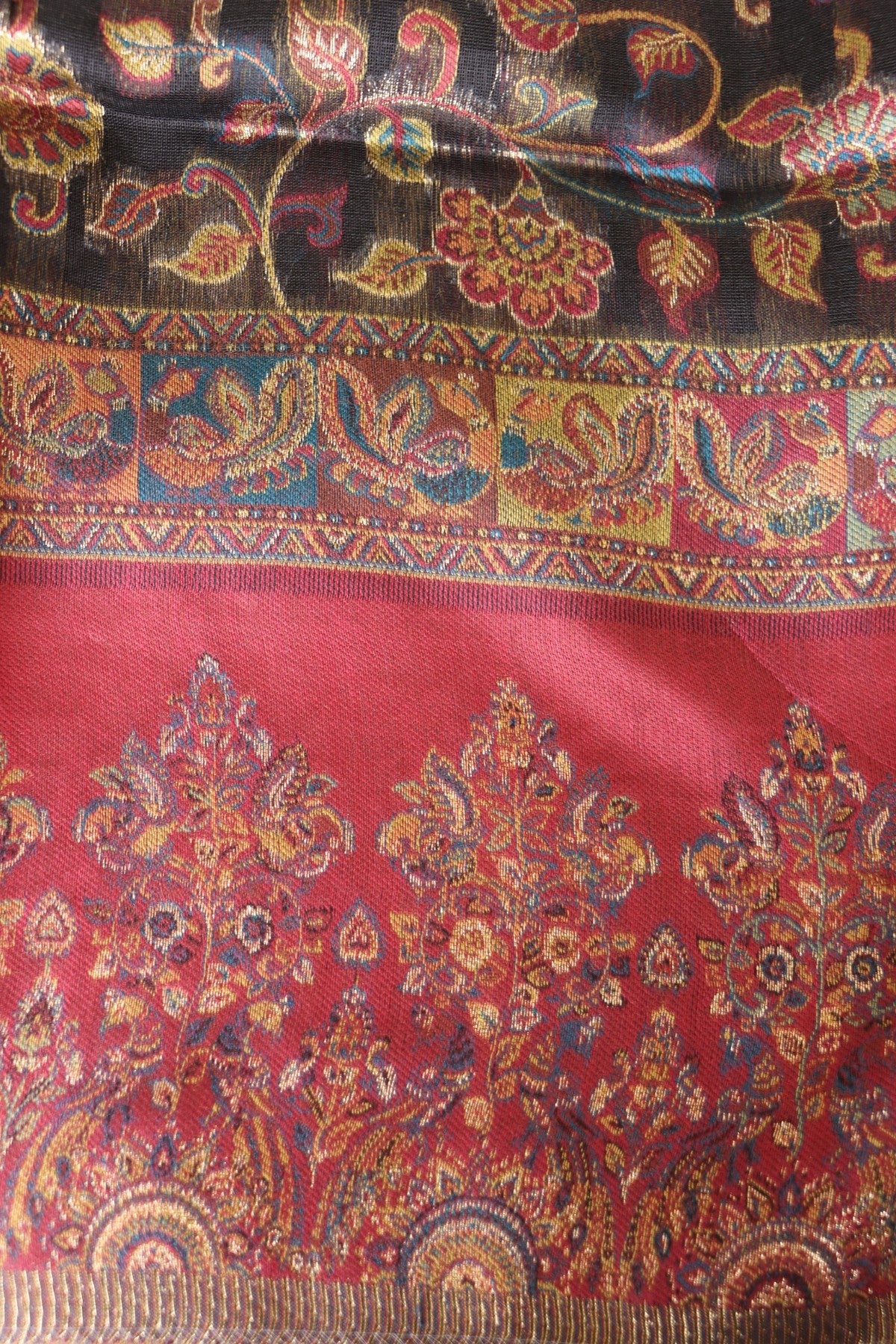 Pashmina Silk Kani Suit Dupatta Set Best Price