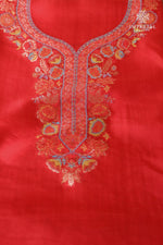 Red Kani Silk Suit