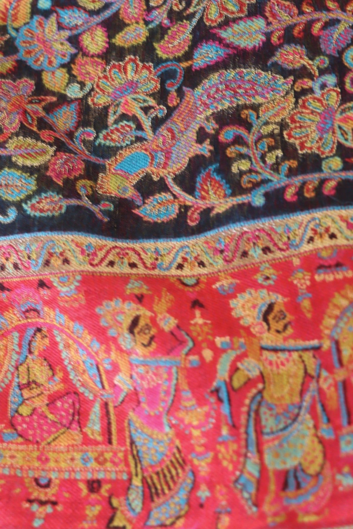 Kashmiri Kani Silk Dupatta