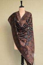 Black Kani Silk Dupatta