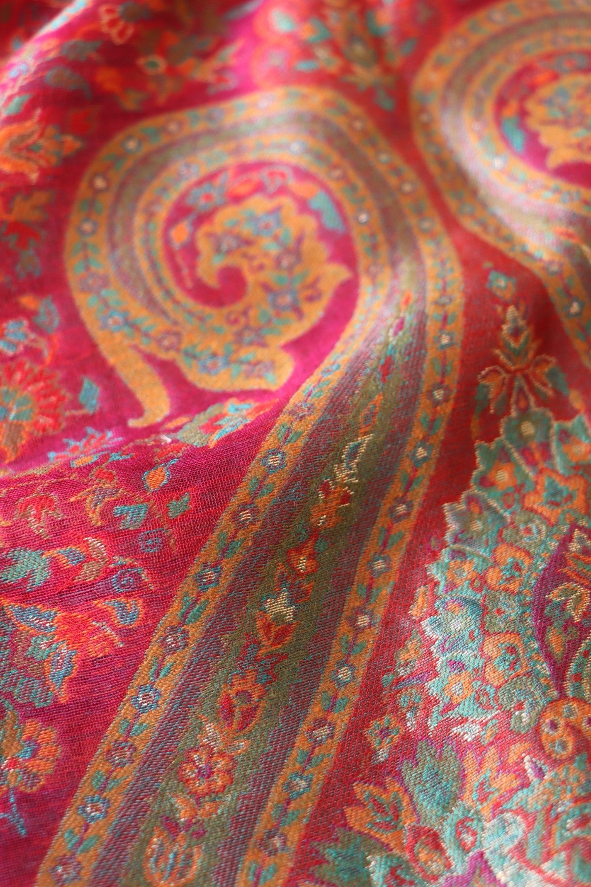 Silk summer shawl