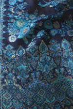 Navy Blue Kani Silk Dupatta