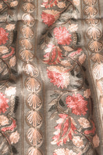 Beige Aari Embroidered Fine Wool Shawl