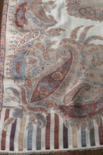 Off White Paisley Moonlight Shawl