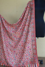 Beige Kani Fine Wool Shawl