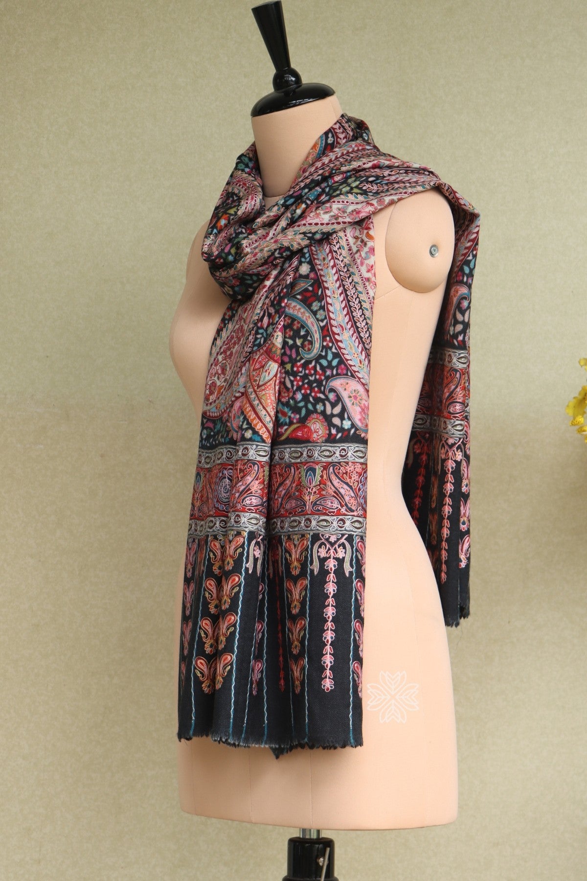 Black Woolen Scarf