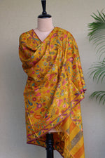 Yellow All Over Kani Pashmina Shawl