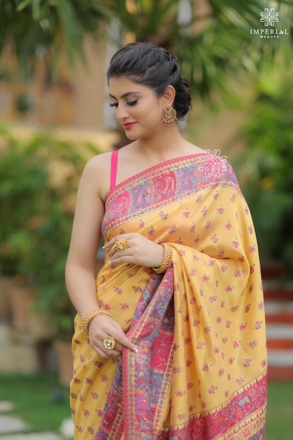 Kani Silk Saree Near Me - Imperial Weaves