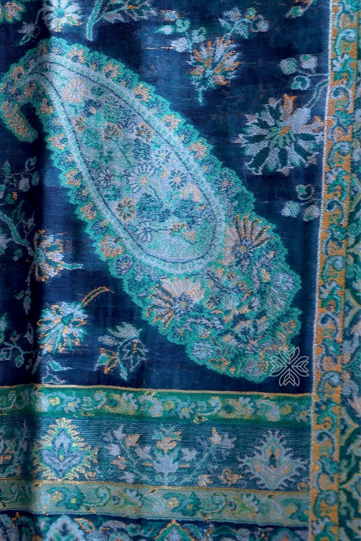 Blue Kani Silk Dupatta