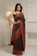 Black Kani Jamawar Silk SareeImperial Weaves