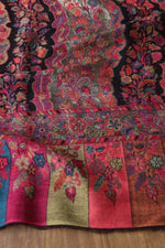 Black Kani Fine Wool Shawl