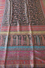 Black Kani Tissue Silk Saree