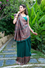 Green Kani Jamawar Pallu Silk Saree