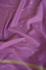 Mauve Fine Wool Zari Embroidered Unstitched Suit
