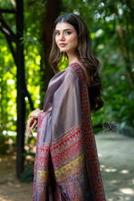 Purple Tissue Saree