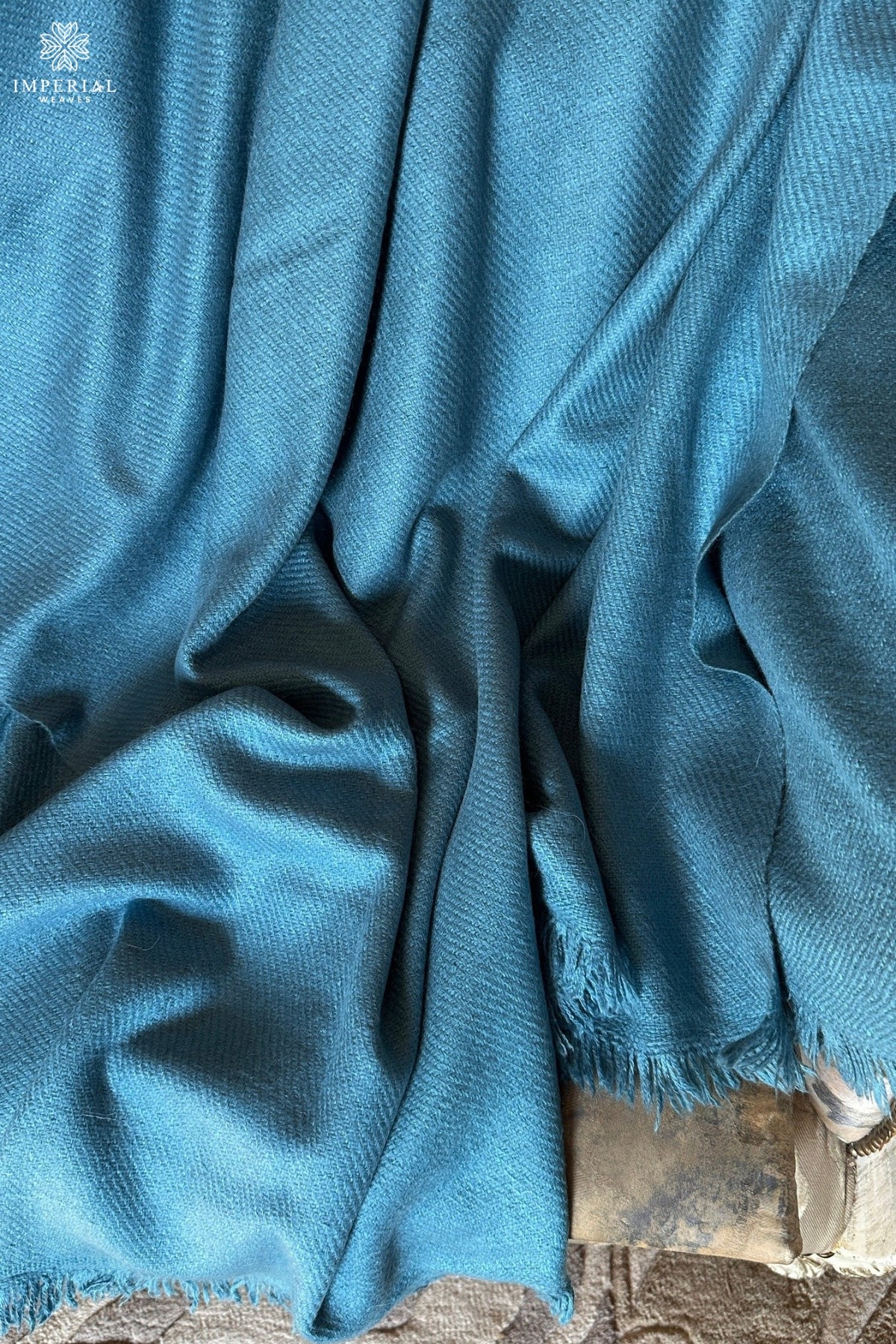 Blue Pashmina Throw / Blanket